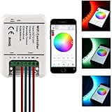 XCSOURCE DC 12-24V iOS Android WIFI Remote 5 Channels Controller for RGB LED Strip LD686