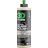 3D Glass Polish – Cerium Oxide Glass Scratch Remover for Car Windows – Restores Clarity & Removes Wiper Marks, Swirls, Water Spots - 16oz
