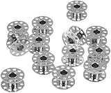 kuou 25 Metal Sewing Machine Bobbins with Storage Case for Various Brands view 2
