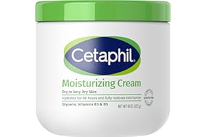 Cetaphil Face & Body Moisturizer, Hydrating Moisturizing Cream for Dry to Very Dry, Sensitive Skin, NEW 16 oz, Fragrance Free, Non-Comedogenic, Non-Greasy