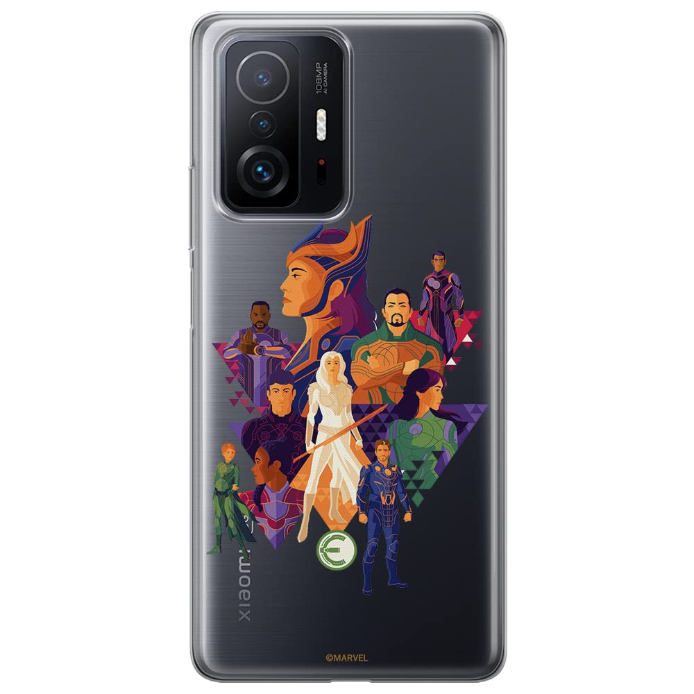 ERT GROUP mobile phone case for Xiaomi 11T 5G / 11T PRO 5G original and officially Licensed Marvel pattern Eternals 007 optimally adapted to the shape of the mobile phone, partially transparent