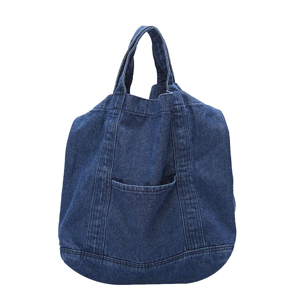 Retro Denim Shoulder Bag Large Capacity Shoulder Bag