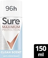 Sure Women Maximum Protection Clean Scent Antiperspirant Deodorant 150 ml view 2