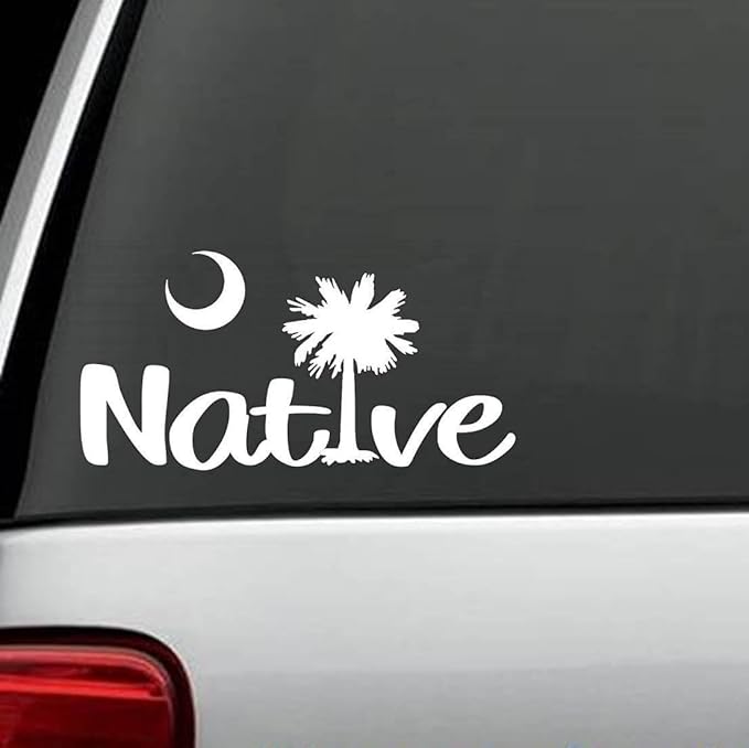 Native South Carolina Vacation Decal Sticker Vinyl Sticker
