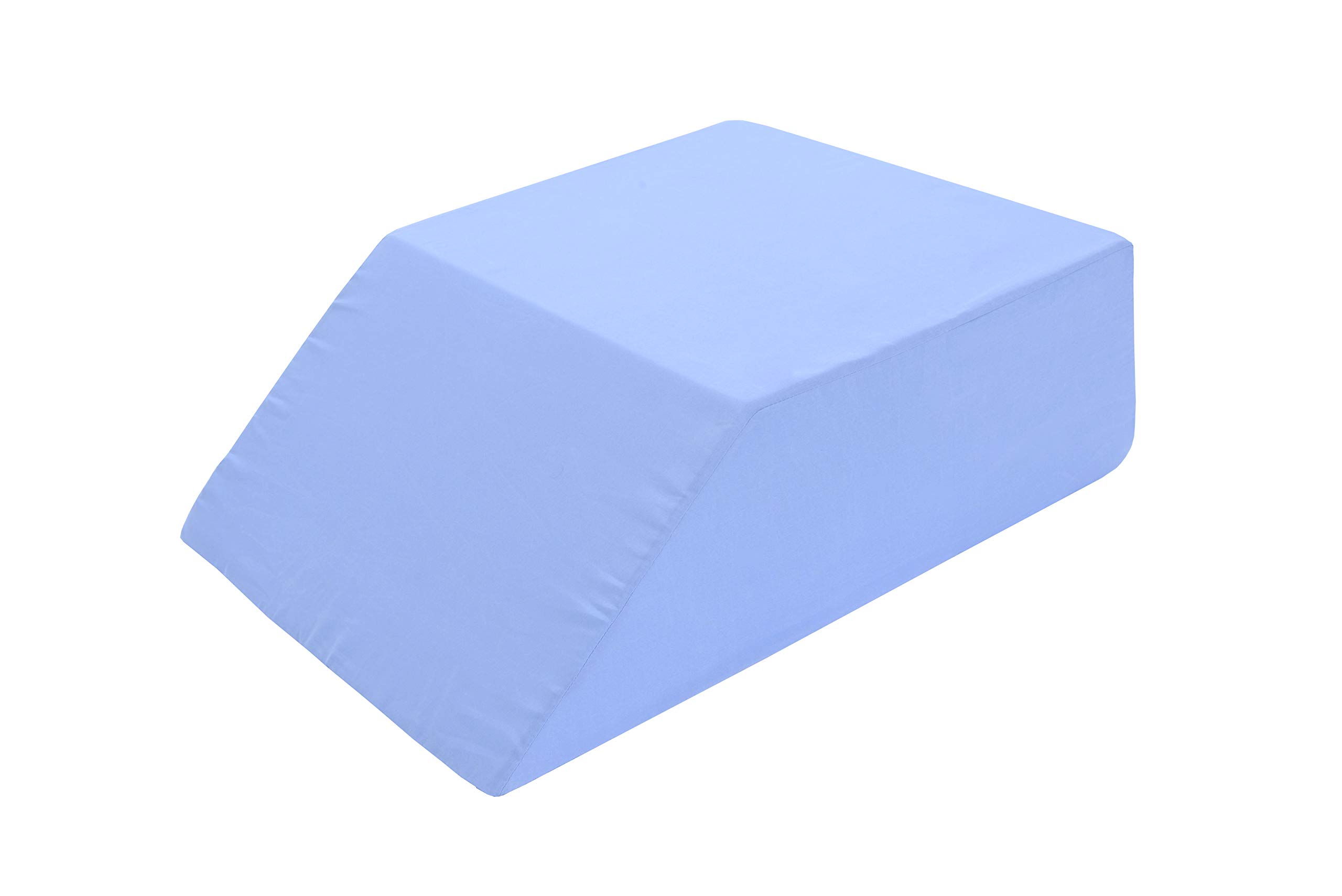 Essential Medical Supply Elevating Leg Support with Cotton/Poly Cover, Blue