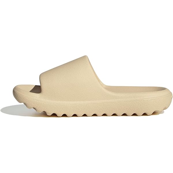 tan yeezy slides