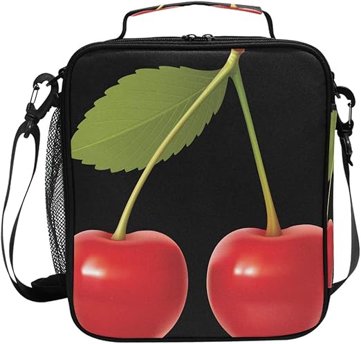 cherry lunch bag