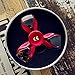Scribbler Fidget Spinner Premium Metal Ceramic Bearing Spinner Toy - Fast High Speed up to 7 Minutes Spin - Finger Spinner Focus Toys Perfect for Anxiety,Autism,Boredom (Red)