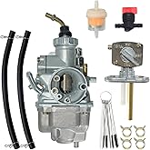 JDLLONG TTR125 Carburetor for Yamaha TTR 125 2000-2007 for Yamaha TTR125LE TTR125E TTR125L TTR125 Carb with Fuel Switch Valve Petcock