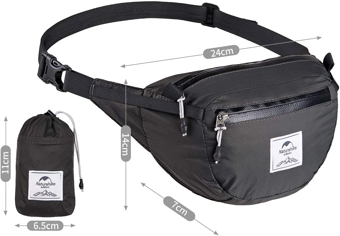 Amazon Com Naturehike Lightweight Waist Bag Fanny Pack Cyclist Hiking Outdoor Sports Clothing
