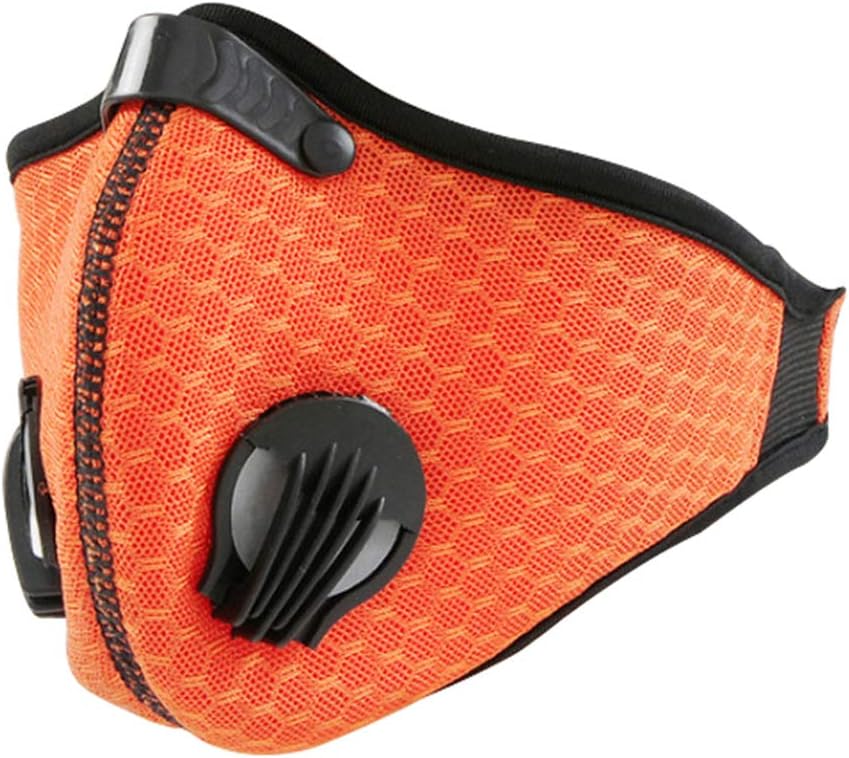 LFOEwpp7 Protective face and Mouth,Unisex,Washable, Reusable Protective Breathable Anti Dust Fog Windproof Outdoor Sports Cycling Facial Mouth Protection Orange
