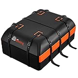 Car Rooftop Cargo Carrier Bag, 15 Cubic Feet