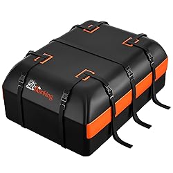 Car Rooftop Cargo Carrier Bag, 15 Cubic Feet
