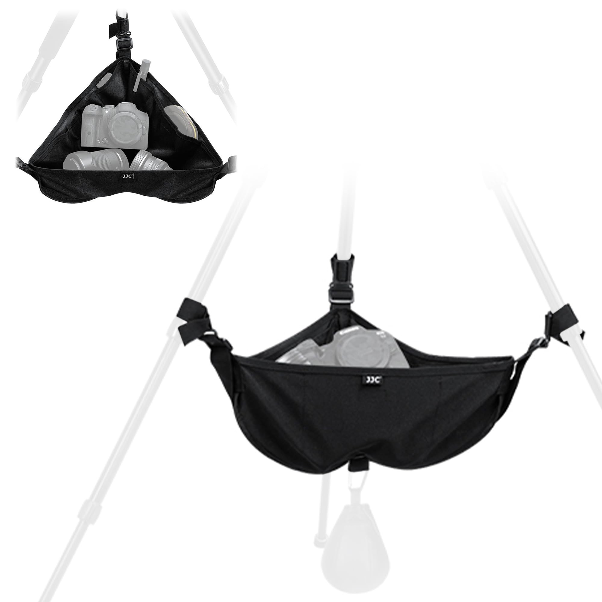 Photo 1 of JJC Tripod Weight Stone Bag, Heavy Duty Sandbag for Lightweight Tripod Easel Light Stand Astrophotography, Tripod Rock Bag Camera Equipment Storage Bag Shelf with Buckles Adjustment