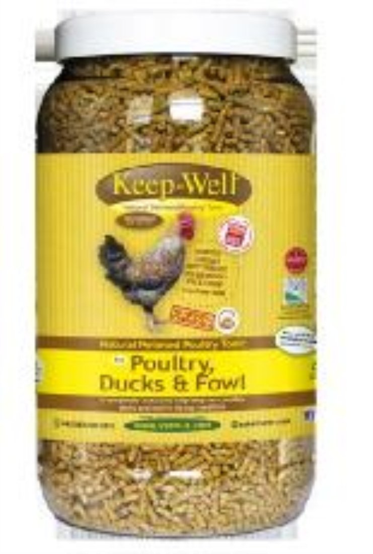 Verm-X Keep Well for Rescue and Recovering Hens. Restores and Maintains Well-Being for Chickens, Ducks, Geese and Turkeys. Vet approved. UFAS assured. Safe to Eat Egg Whilst Feeding.