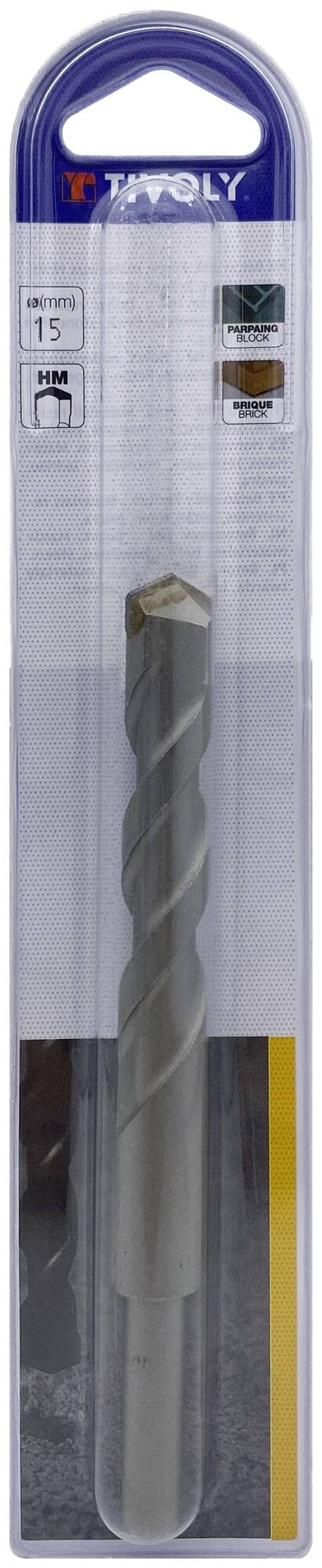 Tivoly Pro Concrete Drill Bit, Clear, 10900221500
