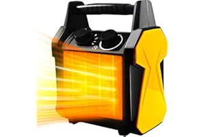 KARVEDEN Outdoor Heater - Electric Patio Heater 1500W, 3S Fast Heating, Overheat Protection, Portable Heater for Green House, Tent, Flower Room