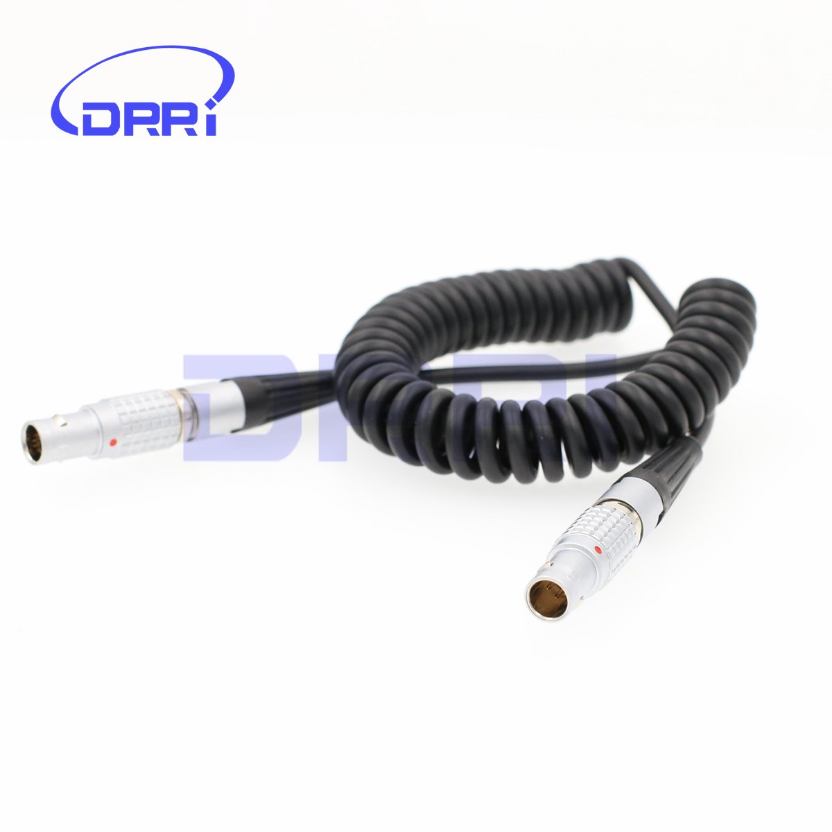 DRRI 5 pin Male 0B Coiled TIMECODE Cable for Sound Devices ZAXCOM DENECKE XL-LL