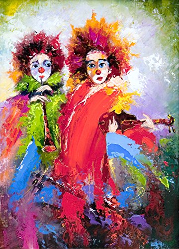 Musical Clowns 504 Piece Jigsaw Puzzle 16" X 20"