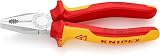 KNIPEX Combination Pliers 180 mm VDE Chrome-Plated Insulated Grips 03 06 180 view 1