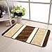 HEBE Kitchen Rugs Set 2 Piece Non Slip Machine Washable Kitchen Mats and Rugs Runner Set Rubber Backing Indoor Outdoor Entry Floor Carpet Entrance Door Mat Runner(18