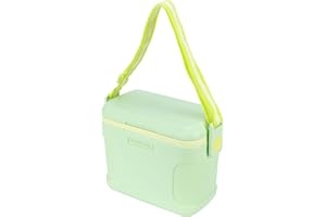Pinnacle 8.5Qt Mini Cooler – 14 x 7.6 x 10.6In Ice Box with Smart Divider, Locking Lid, Adjustable Shoulder Strap – Insulated