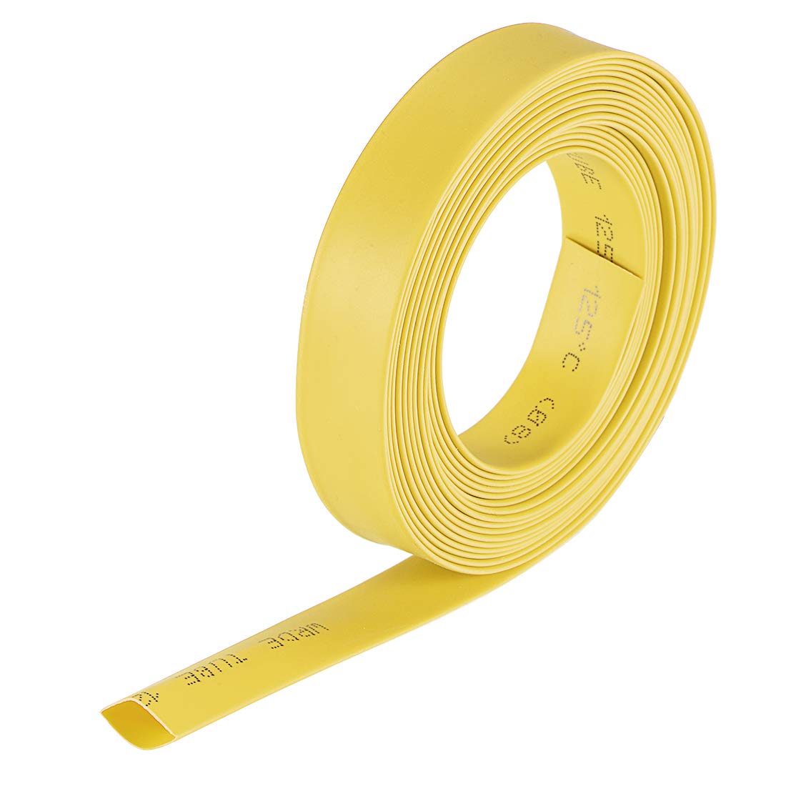 sourcing map Heat Shrink Tubing, 5/16"(8mm) Dia 2:1 rate Shrinkable Tube Cable Sleeve 10ft - Yellow