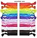 HipGirl Hair Ties, Fold Over Elastic Ribbon FOE for Baby Girl Teen Women, Ponytail Holder, Hair Elastics, Ribbon Hair Ties, Hair Tie Bulk, 5/8 Inch Wide, 12 Colors Assorted, 1 Yard Each
