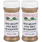 River Road Red Beans and Rice Seasoning, 2 Ounce Shaker (Pack of 2)