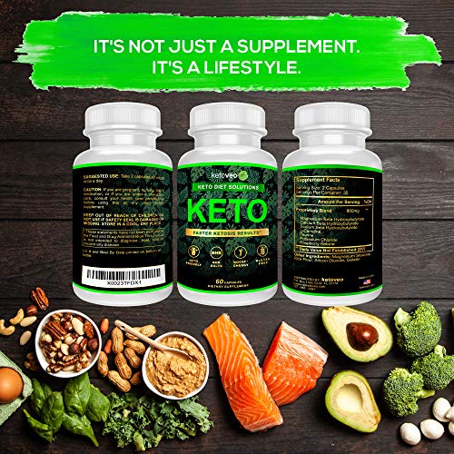 Keto Pills That Work Fast for Women & Men - Keto BHB Capsules Salts Exogenous Ketones Supplement - Keto Diet Pills Energy Boost, Raspberry Ketones, No Caffeine - Get in Ketosis for Ketogenic Diet - Thumbnail 7