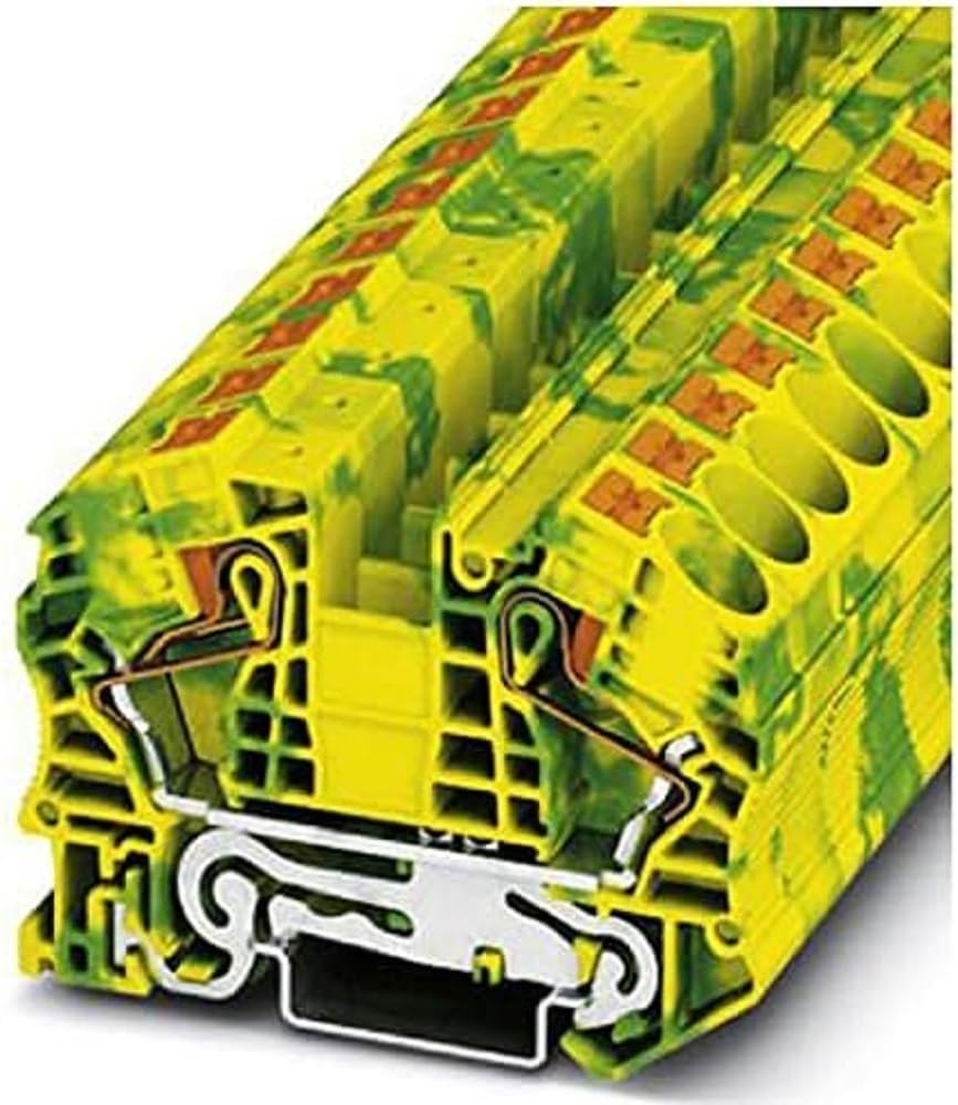 PHOENIX CONTACT Ground Conductor Rail Terminal PT 16 N-PE, Pack of 50, 3212147