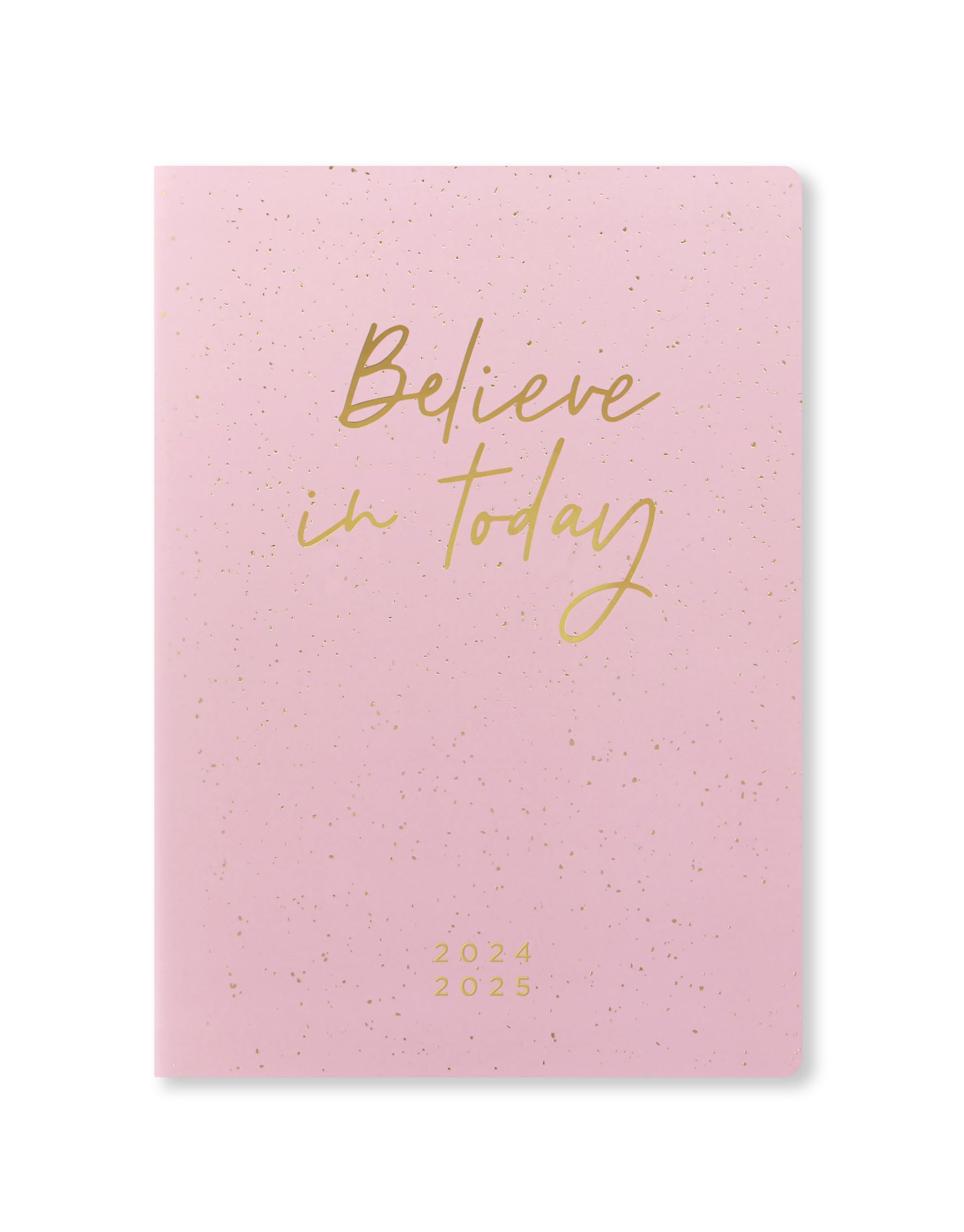 Letts of London Inspire A5 academic 2024/2025 week to view diary - pink