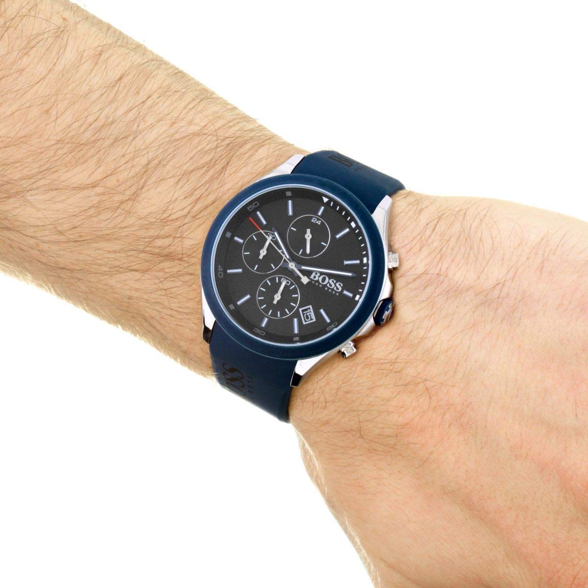 Men's Analogue Quartz Watch with Silicone Strap 1513716- Buy Online in  Brunei at Desertcart - 168223337.