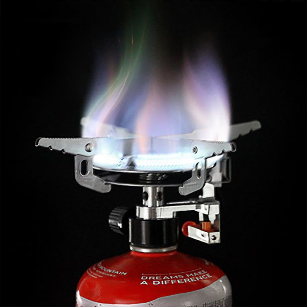 Backpacking Gas Stove Camping Outdoor Picnic Burner For Camping, Mountaineering, Exploration, Travel, Expedition, Household, Fishing