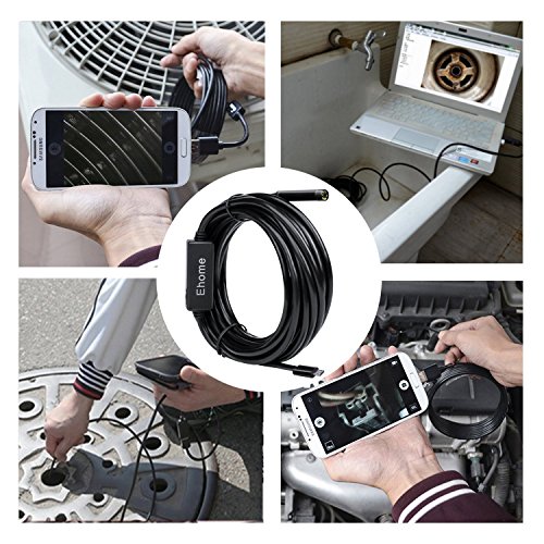 USB Endoscope, Ehome 5M Android Endoscope Camera, OTG Micro USB