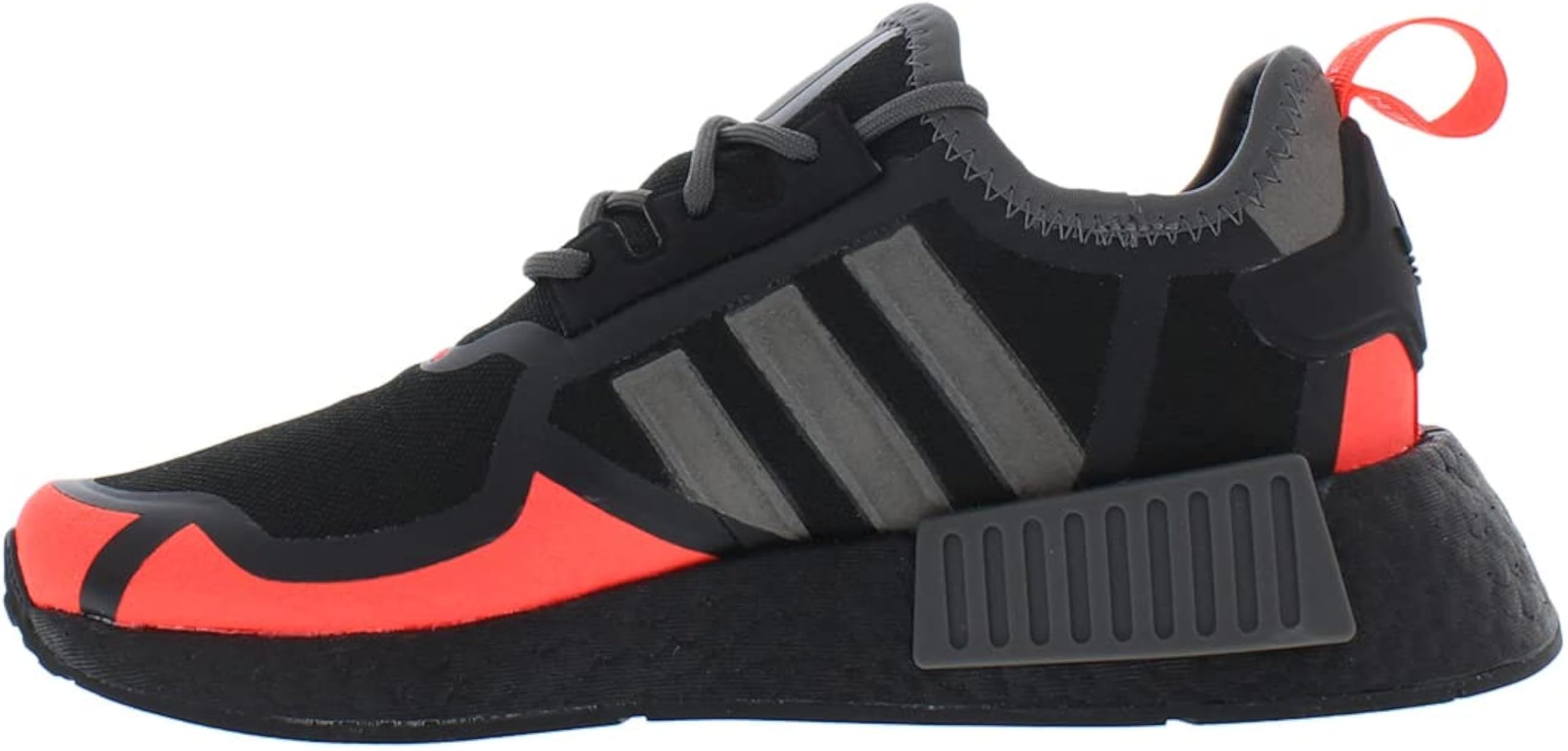 adidas NMD_R1 Boys Shoes Size 7, Color: Black/Orange