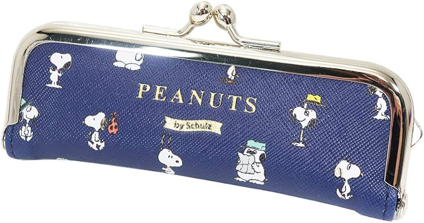 Amazon Co Jp スヌーピー がまぐち 印鑑ケース 朱肉付き はんこケース Pattern ピーナッツ 文房具 オフィス用品