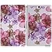 MoKo Sony Xperia Z3 Tablet Compact Case - Ultra Slim Lightweight Smart-Shell Stand Cover Case for Xperia Z3 8 Inch Tablet Compact, Floral Purple (with Smart Cover Auto Wake/Sleep)