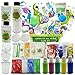 Slime Kit Making All In 1 Ultimate DIY 4 Girls Boys I Glow In The Dark I All In 1Snow Powders I Kids Can Make Fluffy Cloud Fishbowl Glitter Foam Balls Slime With Color Clay Glue I Clear Containers