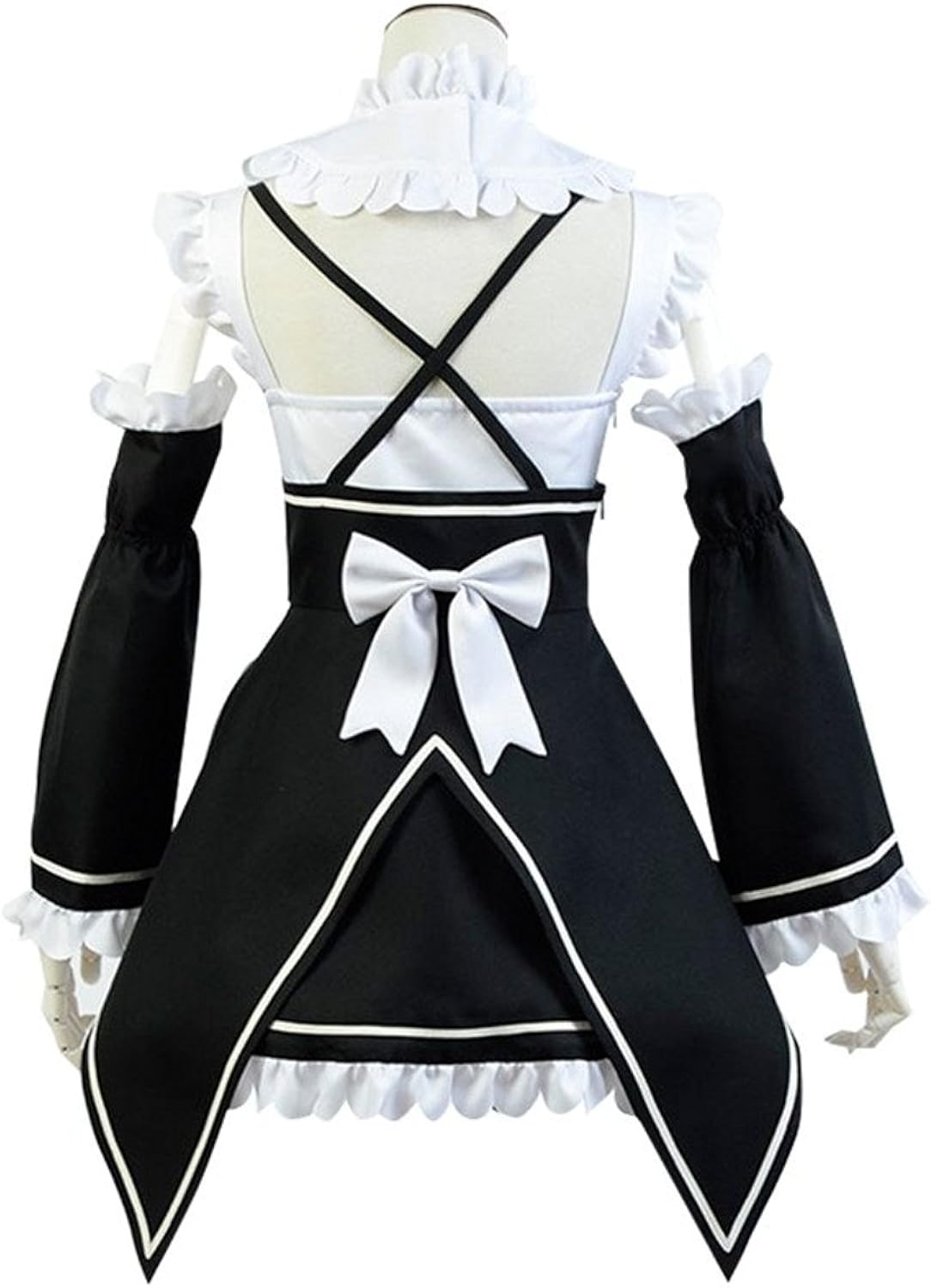 Ya-cos Re Life in a Different World from Zero Manga Zero Rem/Ram Maid Dress Outfit Cosplay Costume: Clothing