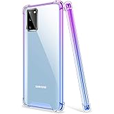 SALAWAT Galaxy S20 Gradient Clear Case, Slim TPU Bumper, Shockproof Protective Cover, 6.2 Inch 2020 (Purple Blue)