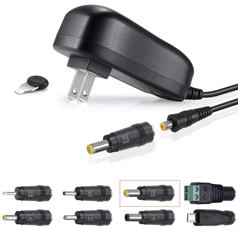 [Upgraded Version] SoulBay Universal AC/DC Adapter MultiVoltage