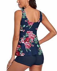 Omichic Modest Tankini Swimsuits for Women Two