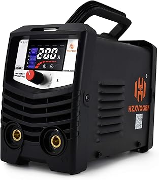 Hzxvogen 220v 200a Mma Welder With Lift Tig Function 2 In 1 Arc Stick Igbt Digital Mini Portable Inverter Welding Machine With Electrode Holder Earth Clamp Model Mma200 Amazon Com