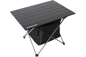 ROCK CLOUD Portable Camping Table Ultralight Aluminum Camp Table with Storage Bag Folding Beach Table for Camping Hiking Backpacking Outdoor Picnic, Size M