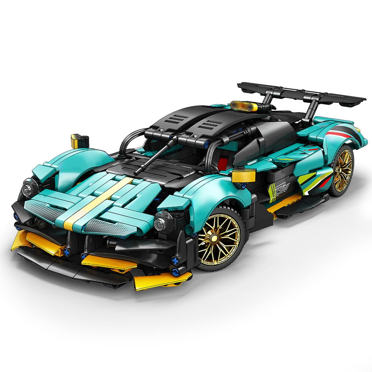Technology Sports Car Building Kit, 982PCS 1:14 Scale Champions Aston Martin Valkyrie Car Model, Teenagers Adult Sports Vehicle Toy Model, Vehicle Construction Toys