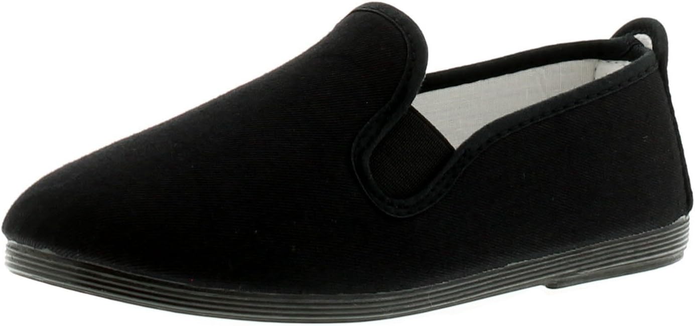 Flossy Gaudix Kids Boys Synthetic Material Canvas Shoes Black