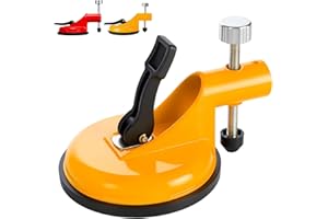 Suction Cup Tile Leveler - Adjustable Height Setter & Floor Gap Fixer Tool, Professional Vacuum Suction Leveling Clamp for Qu