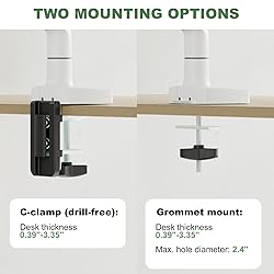 UPGRAVITY Ultrawide Monitor Arm for 13 to 34 inch