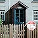 2-Pack Video Surveillance Sign, 10 x 10 Rust Free .040 Aluminum Security Warning Reflective Metal Signs, Indoor or Outdoor Use for Home Business CCTV Security Camera, UV Protected & Waterproof,Red
